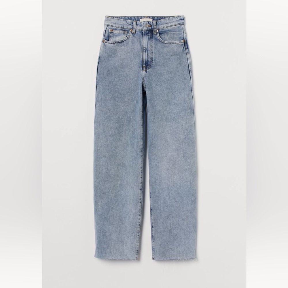 H&M Wide Leg High Rise Jeans
